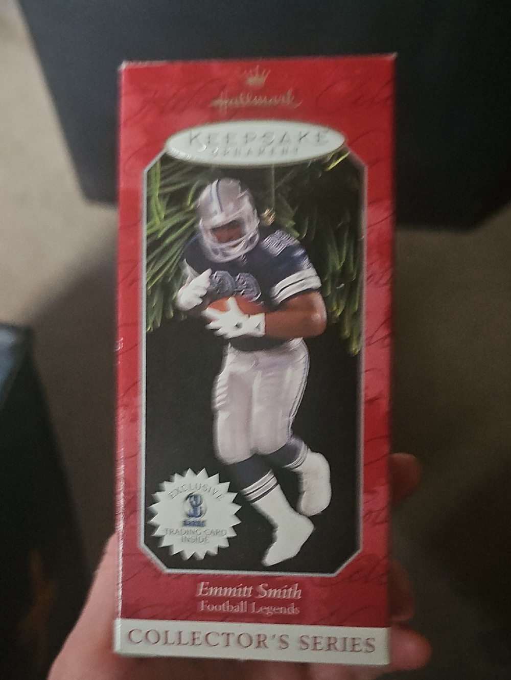 Hallmark Keepsake Ornament - Blue and White Football Player